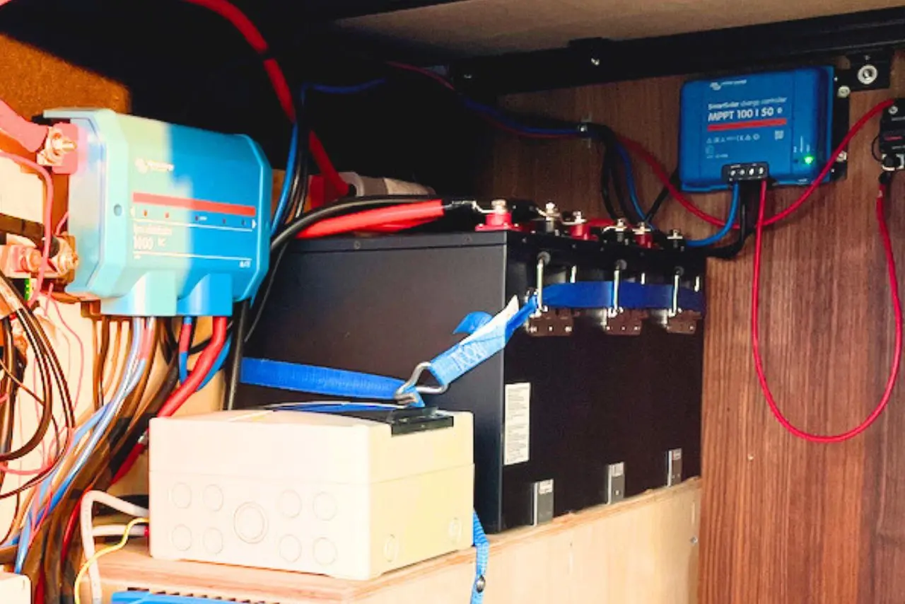 Camper van conversion lithium battery