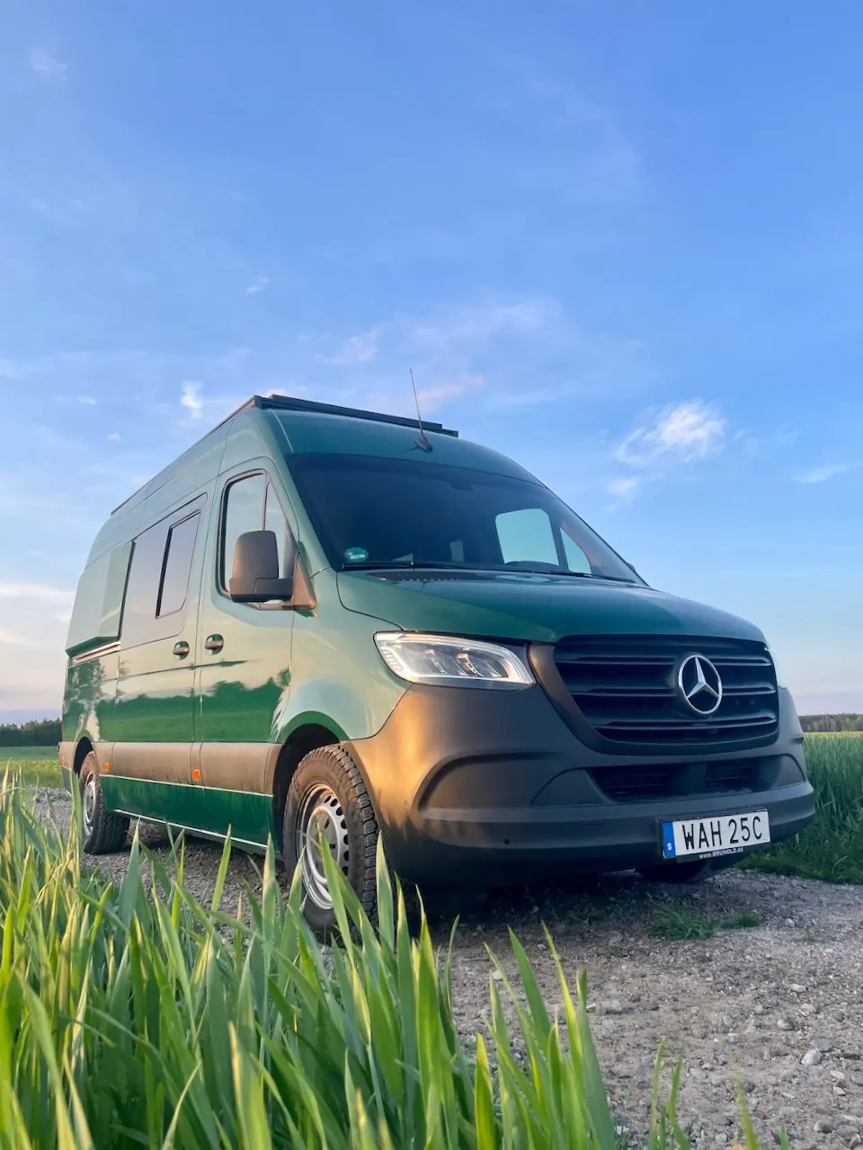 Mercedes Sprinter Front Side View