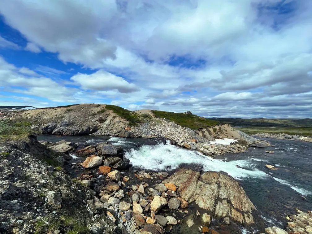 Stekenjokk waterfall Sweden